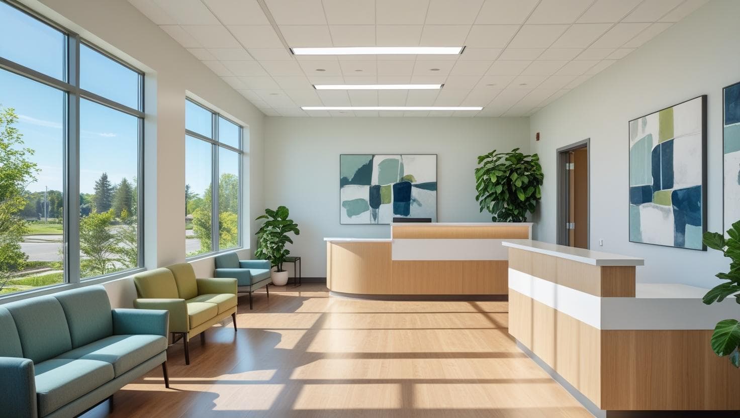 South African medical clinic reception